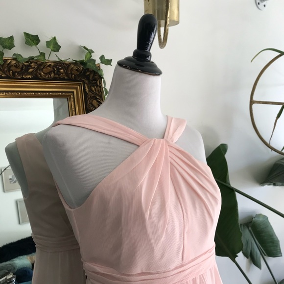 Sheer Pink Mini Dress - Picture 6 of 7